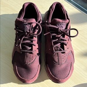 Purple Nike Huarache Sneakers